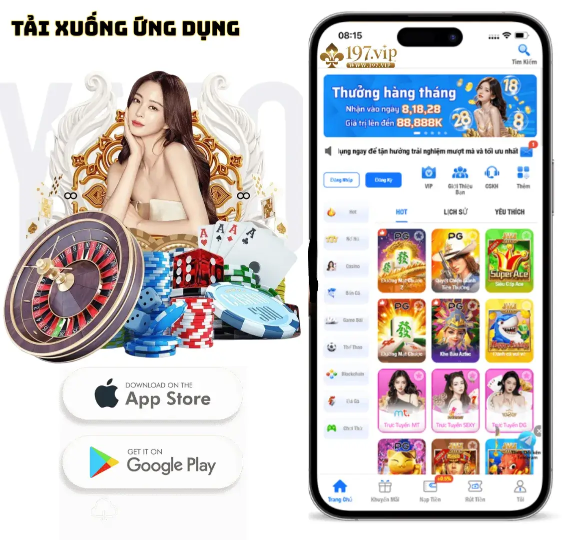 khuyến mãi tải app 197vip33 game